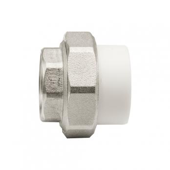 Муфта комб. разъемная, вн 32х1" EVER® plast БЕЛЫЙ (Россия)