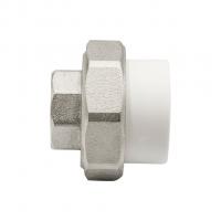 Муфта комб. разъемная, вн 32х3/4" EVER® plast  БЕЛЫЙ (Россия)