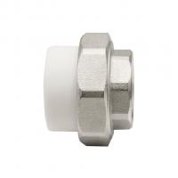 Муфта комб. разъемная, вн 40х1 1/4" EVER® plast БЕЛЫЙ (Россия)