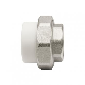 Муфта комб. разъемная, вн 40х1 1/4" EVER® plast БЕЛЫЙ (Россия)