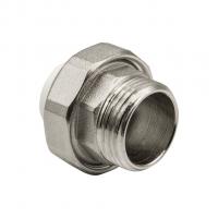 Муфта комб. разъемная, нар 20х1" EVER® plast  БЕЛЫЙ (Россия)