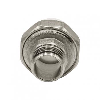 Муфта комб. разъемная, нар 20х1/2'' EVER® plast  БЕЛЫЙ (Россия)