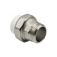 Муфта комб. разъемная, нар 20х3/4" EVER® plast  БЕЛЫЙ (Россия)