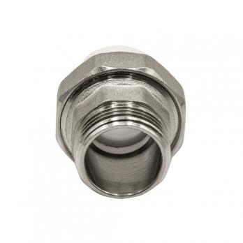 Муфта комб. разъемная, нар 20х3/4" EVER® plast  БЕЛЫЙ (Россия)