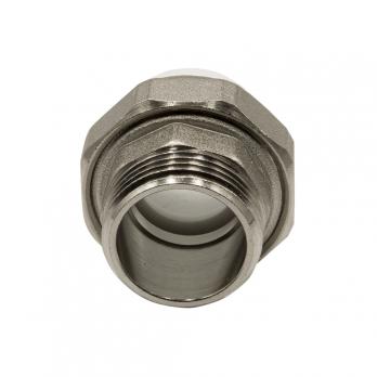 Муфта комб. разъемная, нар 25х1" EVER® plast  БЕЛЫЙ (Россия)