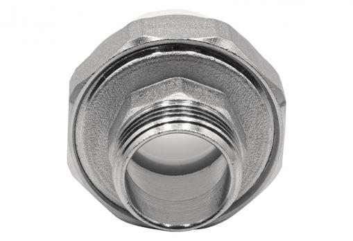 Муфта комб. разъемная, нар 25х3/4'' EVER® plast БЕЛЫЙ (Россия)