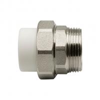 Муфта комб. разъемная, нар 32х1 1/4" EVER® plast  БЕЛЫЙ (Россия)