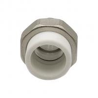 Муфта комб. разъемная, нар 32х1'' EVER® plast  БЕЛЫЙ (Россия)