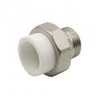 Муфта комб. разъемная, нар 32х1'' EVER® plast  БЕЛЫЙ (Россия)