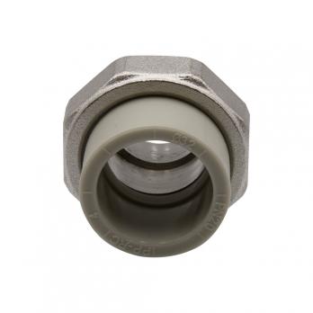 Муфта комб. разъемная, нар 32х1'' EVER® plast  СЕРЫЙ (Россия)