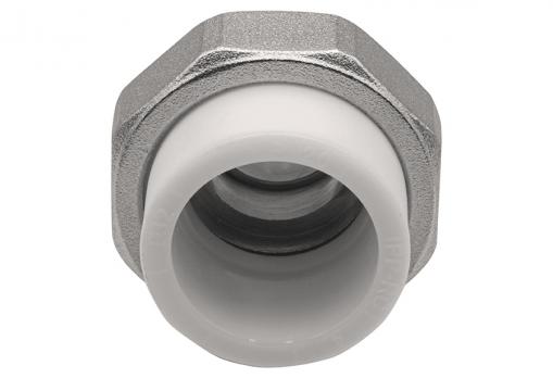 Муфта комб. разъемная, нар 32х3/4" EVER® plast БЕЛЫЙ (Россия)