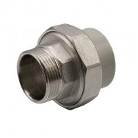 Муфта комб. разъемная, нар 40х1 1/4'' EVER® plast  СЕРЫЙ (Россия)