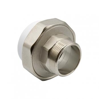 Муфта комб. разъемная, нар 50х1 1/2" EVER® plast  БЕЛЫЙ (Россия)