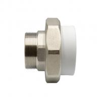 Муфта комб. разъемная, нар 63х2" EVER® plast  БЕЛЫЙ (Россия)