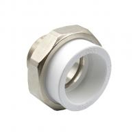 Муфта комб. разъемная, нар 63х2" EVER® plast  БЕЛЫЙ (Россия)