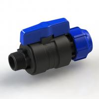 Кран шаровой обжим - наруж 32 - 3/4 ПЭ PN16 SPEKTR