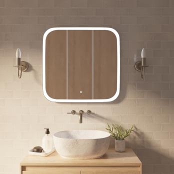 Зеркало MIXLINE "Стив" 700*680 (ШВ) сенсорный выключатель, светодиодная подсветка