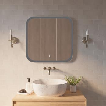 Зеркало MIXLINE "Стив" 700*680 (ШВ) сенсорный выключатель, светодиодная подсветка