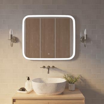 Зеркало MIXLINE "Стив" 800*680 (ШВ) сенсорный выключатель, светодиодная подсветка