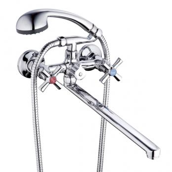 Смеситель для ванны и раковины 1/2 кер Glauf QMT7-B722 картриджн перекл