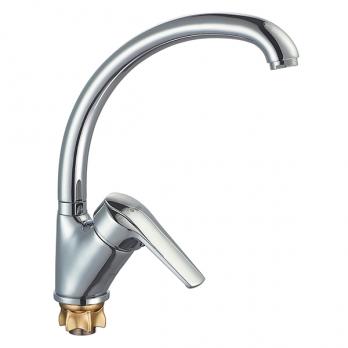 Смеситель для кухни 40к Glauf 9G4-A182 ЛАТ бок. ручка, п/гайку