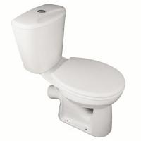 Унитаз-компакт "Комфорт-Стандарт" с ЦОП (косой,нижний подвод, кнопка, тарельч, сид.) (г.Лобня)