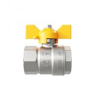 Кран газ шаровой 3/4'' вн/вн бабочка LD PRIDE