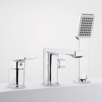 Смеситель для акриловой ванны 35к F1146 FRAP б/отв. (на 3 отверст, хром, латунь)