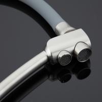 Смеситель для кухни 35к G4398 GAPPO гибкий излив, с вых. для питьевого фильтра, СЕРЫЙ-сатин