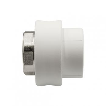 Муфта комб. вн 32х1'' под ключ EVER® plast БЕЛЫЙ (Россия)