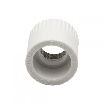 Муфта комб. вн 32х3/4'' EVER® plast БЕЛЫЙ (Россия)