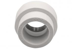 Муфта комб. вн 40х1 1/4'' под ключ EVER® plast БЕЛЫЙ (Россия)