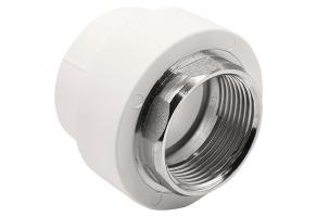 Муфта комб. вн 40х1 1/4'' под ключ EVER® plast БЕЛЫЙ (Россия)