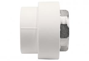 Муфта комб. вн 40х1 1/4'' под ключ EVER® plast БЕЛЫЙ (Россия)