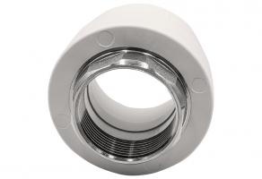 Муфта комб. вн 50х1 1/2'' под ключ EVER® plast БЕЛЫЙ (Россия)