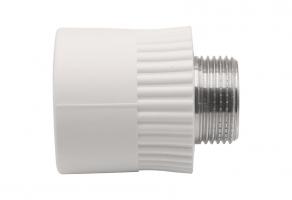 Муфта комб. нар 32х3/4'' EVER® plast БЕЛЫЙ (Россия)