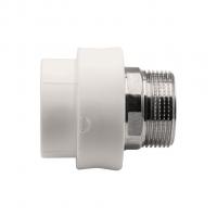 Муфта комб. нар 40х1 1/4'' под ключ EVER® plast БЕЛЫЙ (Россия)