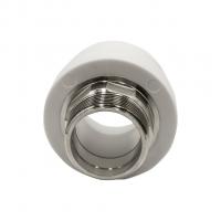 Муфта комб. нар 50х1 1/2'' под ключ EVER® plast БЕЛЫЙ (Россия)