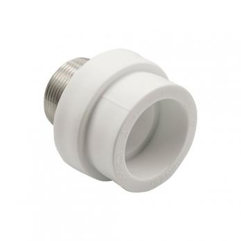 Муфта комб. нар 50х1 1/2'' под ключ EVER® plast БЕЛЫЙ (Россия)