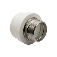 Муфта комб. нар 63х2'' под ключ EVER® plast БЕЛЫЙ (Россия)