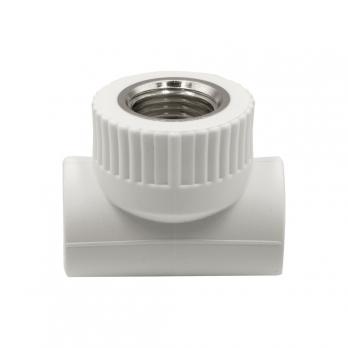 Тройник комб. вн 20х1/2''х20 EVER® plast БЕЛЫЙ (Россия)