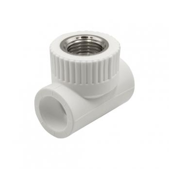 Тройник комб. вн 20х1/2''х20 EVER® plast БЕЛЫЙ (Россия)