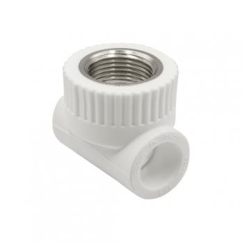 Тройник комб. вн 20х3/4''х20 EVER® plast  БЕЛЫЙ (Россия)