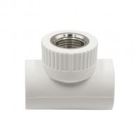 Тройник комб. вн 25х1/2''х25 EVER® plast  БЕЛЫЙ (Россия)