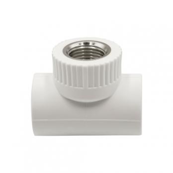 Тройник комб. вн 25х1/2''х25 EVER® plast  БЕЛЫЙ (Россия)