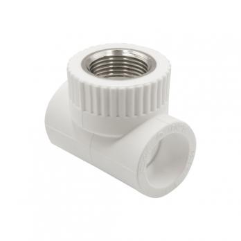 Тройник комб. вн 25х3/4''х25 EVER® plast БЕЛЫЙ (Россия)