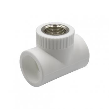 Тройник комб. вн 32х3/4''х32 EVER® plast БЕЛЫЙ (Россия)