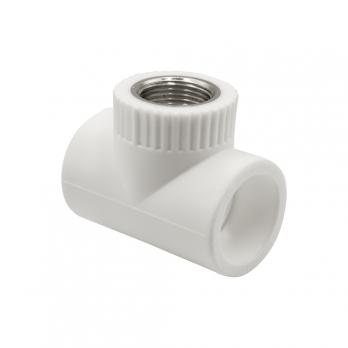 Тройник комб. вн 32х3/4''х32 EVER® plast БЕЛЫЙ (Россия)