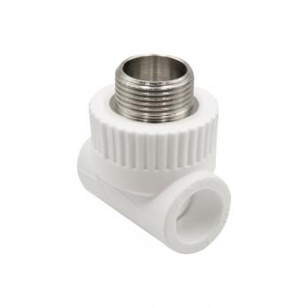 Тройник комб. нар 20х3/4''х20 EVER® plast БЕЛЫЙ (Россия)