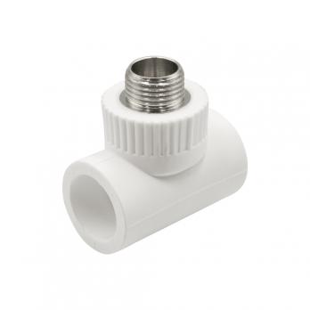 Тройник комб. нар 25х1/2''х25 EVER® plast БЕЛЫЙ (Россия)